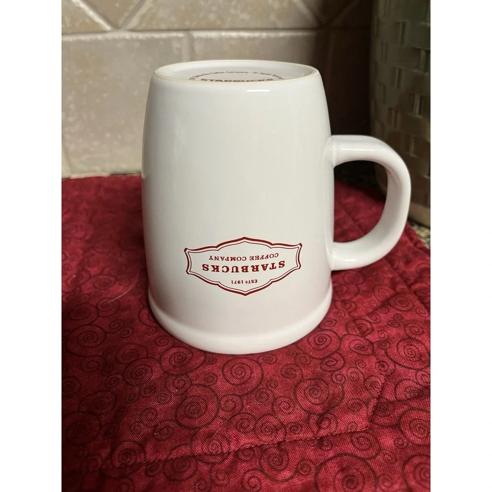 Starbucks Mug Starbucks White And Red Mug Original Style Mug